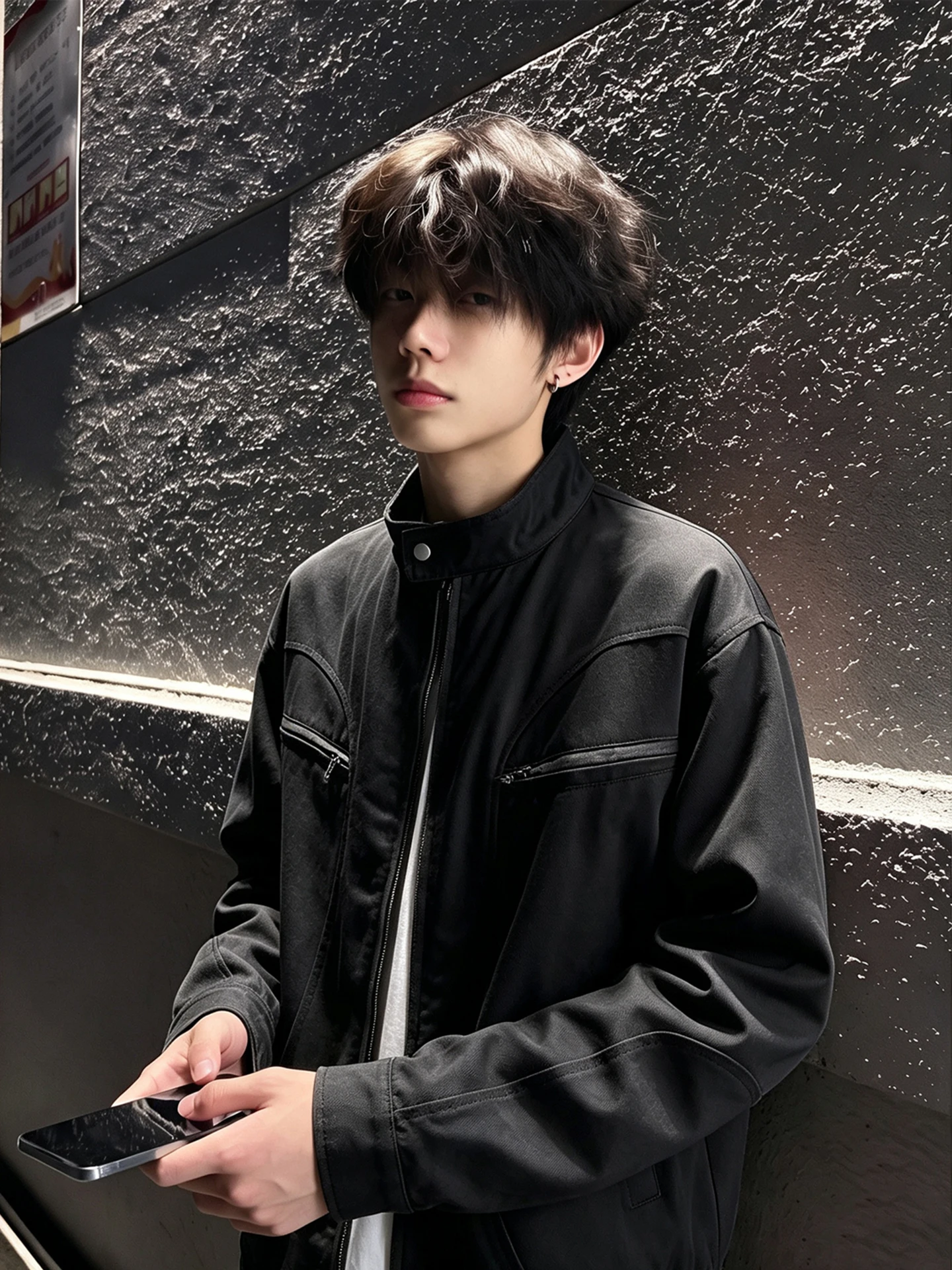 Harringtion Men's Jacket Baseball Style Workwear Deconstructed American Design Spring Autumn High-End Feel Cleanfit Long Sleeve