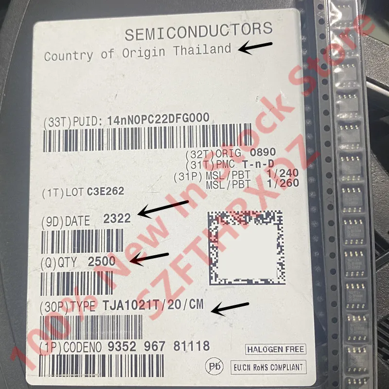 SZFTHRXDZ 100% NEW ORIGINAL (10-20-50PCS) TJA1021T/20/CM SOP-8 1021T2c SOP8