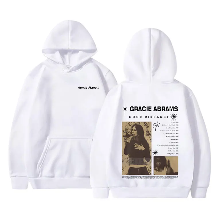 

Gracie Abrams This Is What It Feels Like Hoodie The Secret of Us Sweatshirt Men Women Oversized Streetwear Male Vintage Hoodies