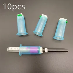 10pcs Disposable Exchangeable Needle Vacuum Venous Blood Collection Tube Needle Holder Tools for Blood Collection Without Needle