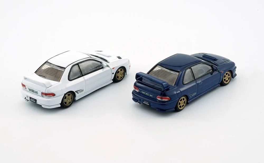 BMC Diecast Cars Brinquedos para Coleção, Escala 1:64, Impreza Wrx Type-R 3-6 Gen, Criações BM, JUNIOR, Presente, Novo