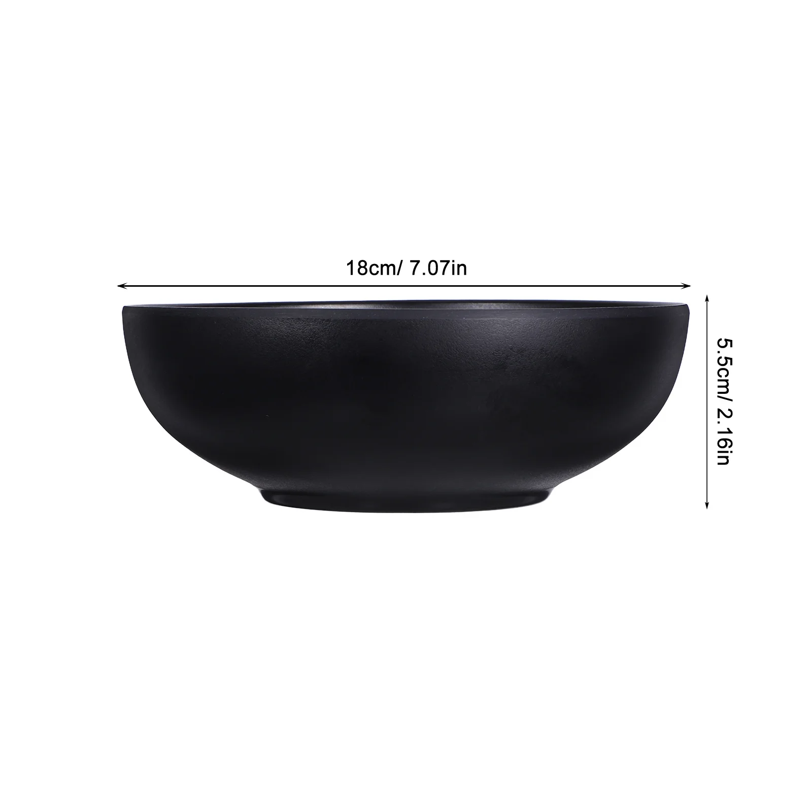 337ml Melamine Ramen Bowl Imitation Porcelain Noodle Container Heat-Protection Stackable Soup Bowl for Home