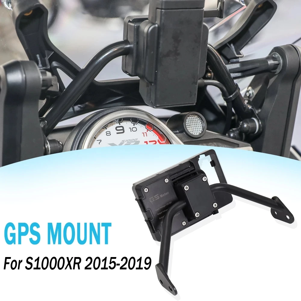 

NEW For BMW S1000XR S 1000 XR Motorcycle GPS/SMART PHONE Navigation GPS Plate Bracket Adapt Holder 2015 2016 2017 2018 2019