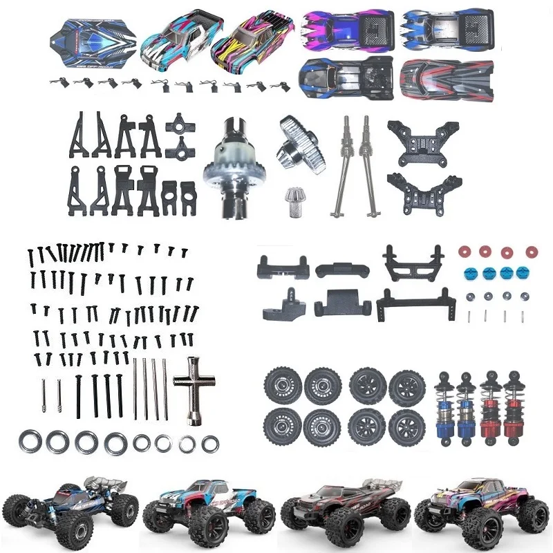 MBread-Pièces universelles de voiture télécommandée, écrou de roulement à vis, bras oscillant union, siège en C de direction, 16207, 16208, 16209, 16210rc