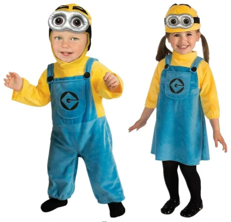 Children\'s Halloween Costumes Minions Cosplay Costumes Anime Cartoon Despicable Me Costumes Anime Cosplay