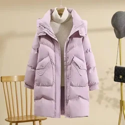 2024 New Winter Jacket Parkas Women Hooded Parka Warm Female down Cotton Padded Jacket Casual Outwear Parkas Overcoat Ladies