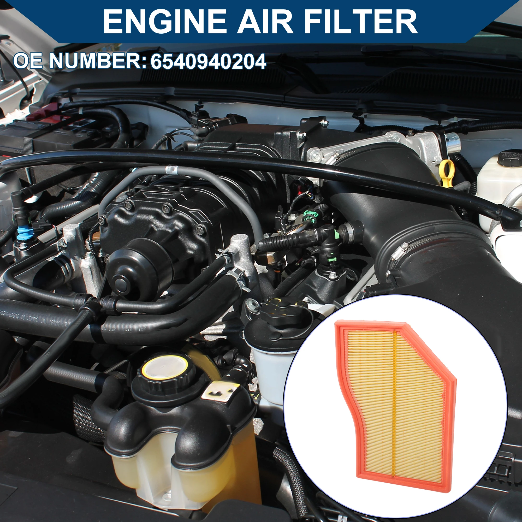 

X Autohaux Engine Air Filter No.6540940204 for MERCEDES-BENZ GLB247 GLB200d 2.0L 2019- 1 Pc