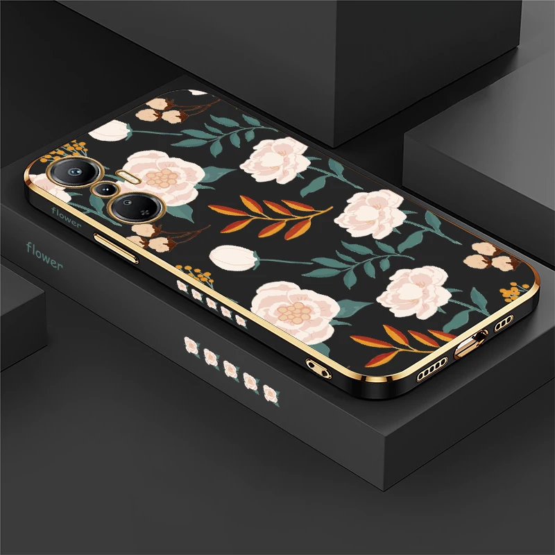 

Мягкий чехол из ТПУ для телефона Infinix Tecno Pop 8 5 LTE 6 Pova 5 6 Pro 3 4 Pro 5G Neo 2, роскошный противоударный чехол с цветочным принтом