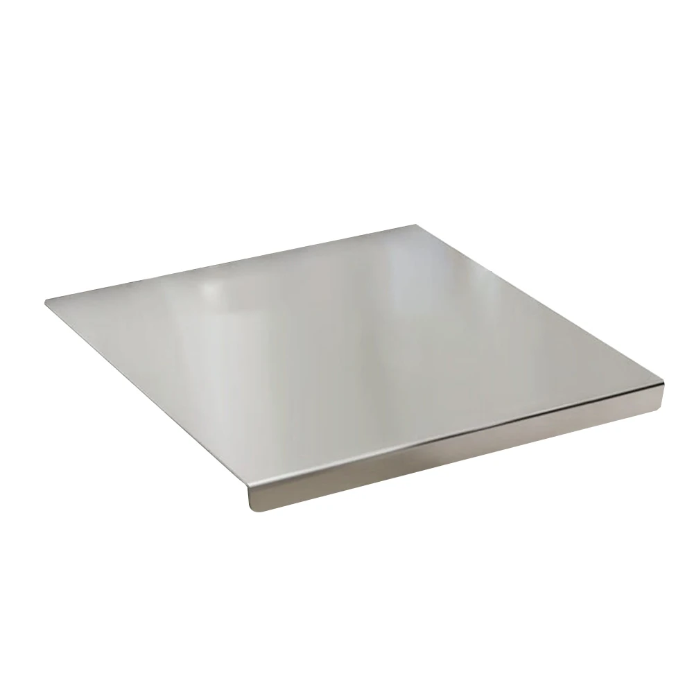 

Stainless Steel Cutting Board With Lip Countertop Protector Multifunction Pastry Baking Board Fruit Meat Chopping Board