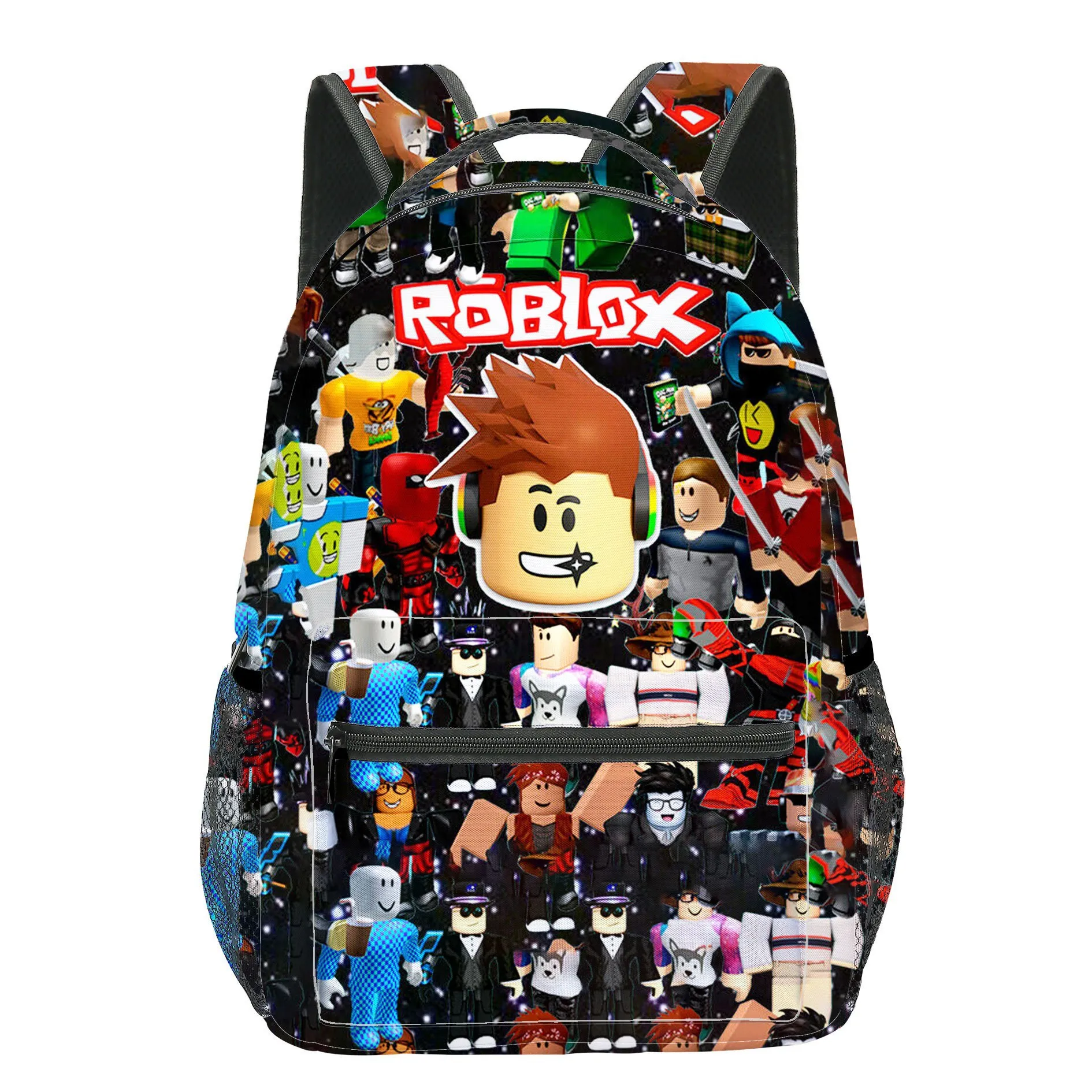 ROBLOX Virtual World Primary Secondary School Schoolbag Backpack Mochila Backpack kawaii Cartoon Gifts School Bag Mochila