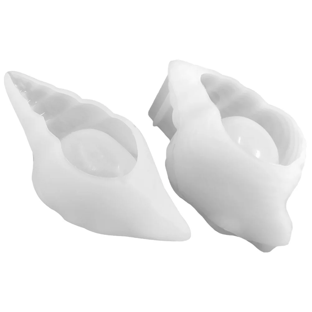 

2Pcs Conch Storage Box Mold DIY Epoxy Resin Casting Container Silicone Mould for Jewelry Decor Storage Box Mold