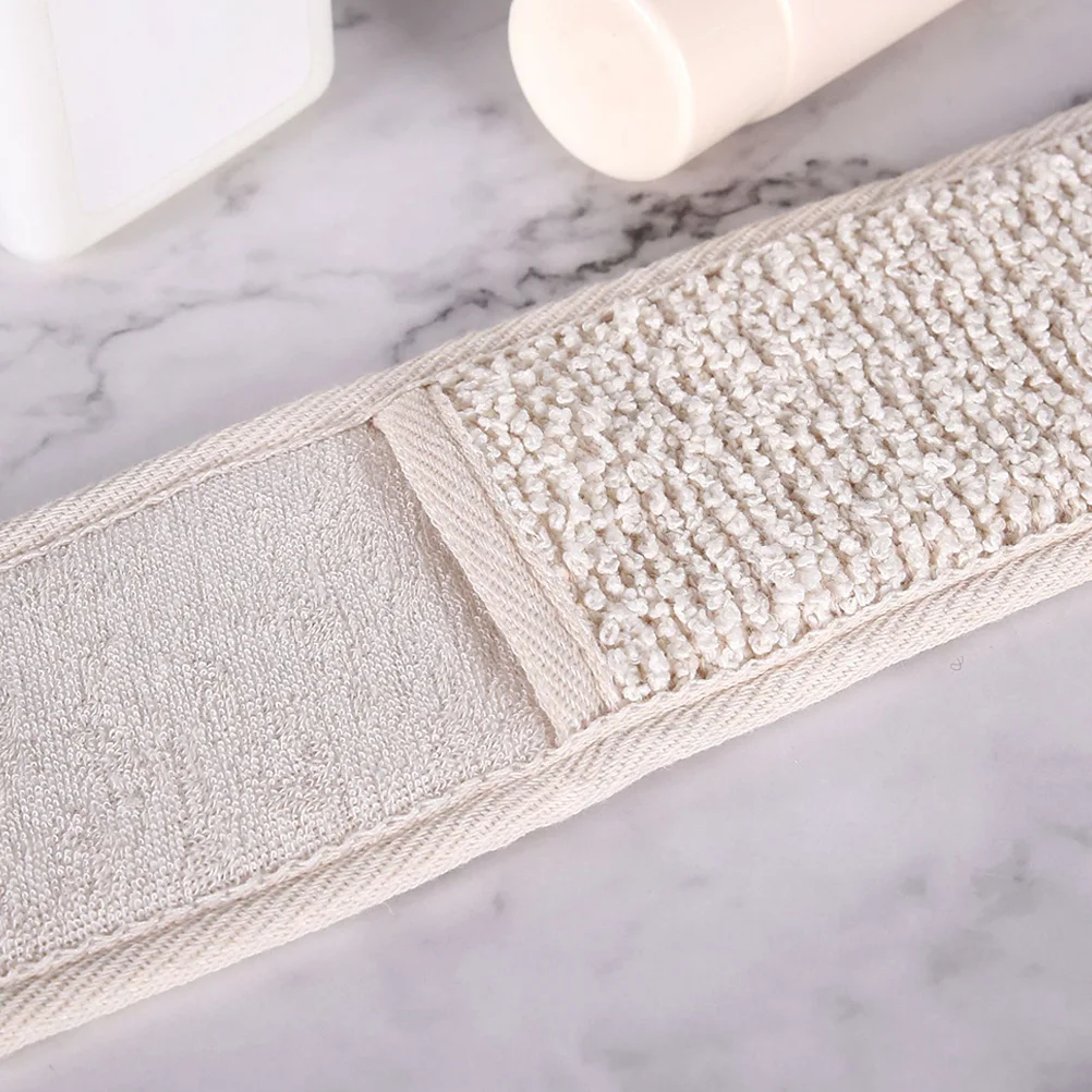 

Bath Towel Long Back Rubbing Towel Exfoliating Shower Scrubber Deep Cleaning Tool For Body Wash Men Women