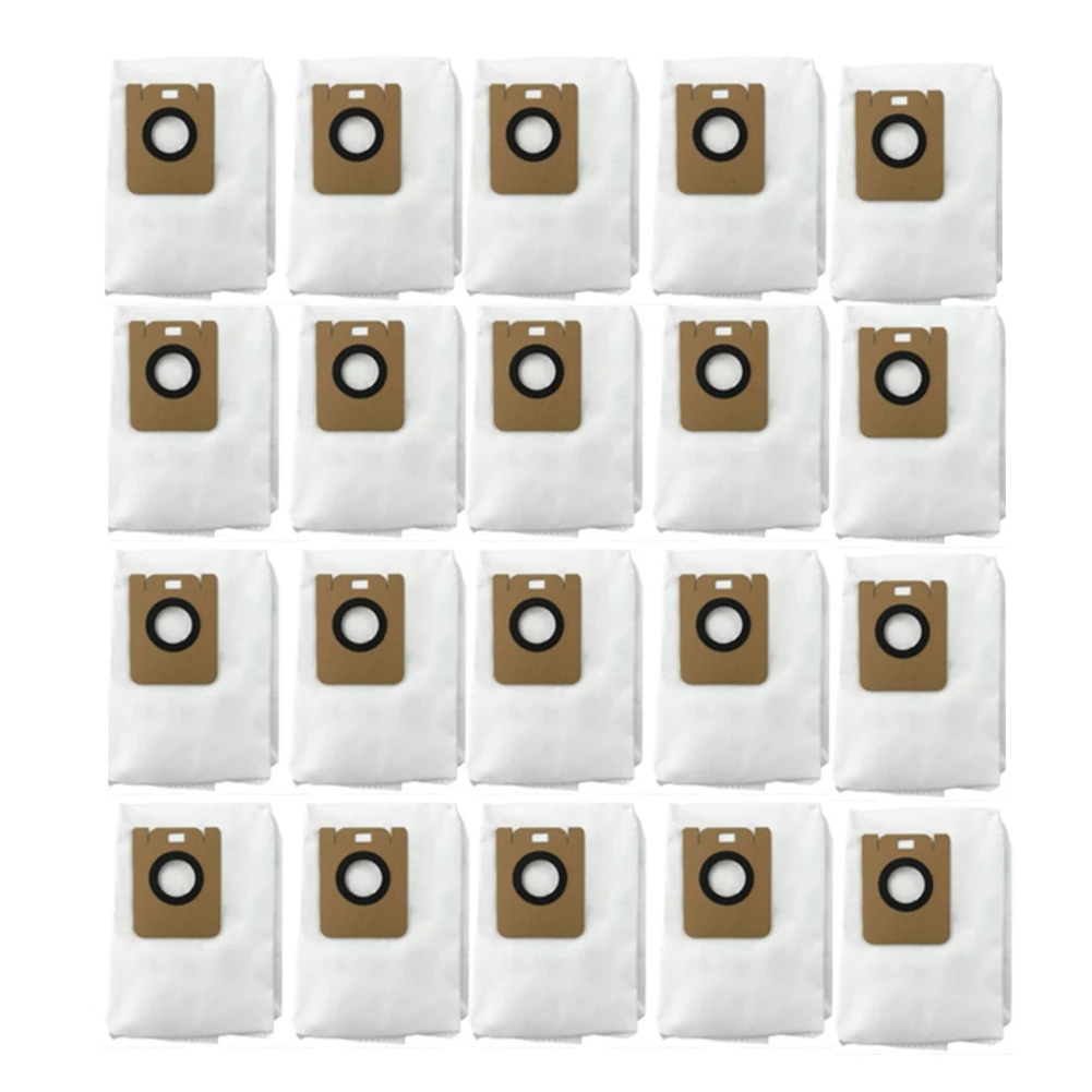 20Pcs Dust Bags for Xiaomi Dreame Bot D10 Plus RLS3D Vacuum Cleaner Garbage Dust Bag Replacement Spare Parts