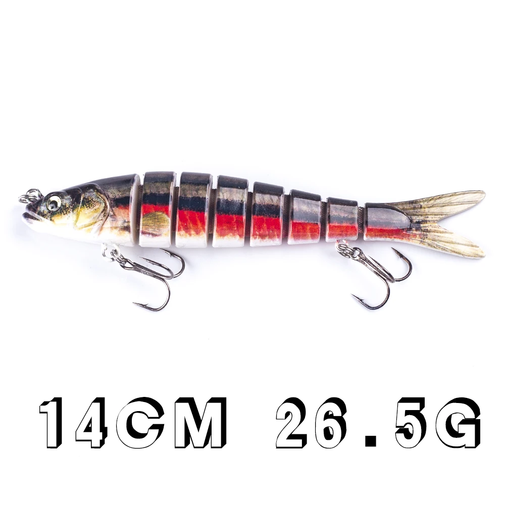 AYWFISH 1PCS 14CM 26.5G Minnow Swimbait Sinking Trout Fishing lures Pike Bass  Jointed Artificial Bait Special Offer (Limited)