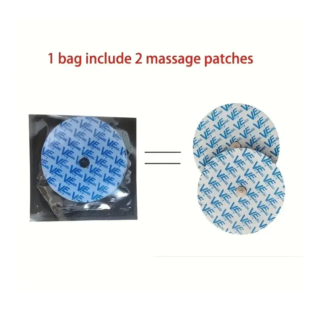 1PC/2PCS/ VE Sports Massage Patch, Portable for Men and Women, Fitness Aid for Arms, Waist, Abdomen and Legs