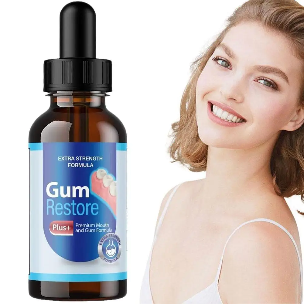30ml Professional Gum Repair Drops Extra Strength Formula Restore Gum Damage Tooth Repair Solution Brand Health Dental Oral Care