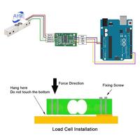A19E-2 Sets Digital Load Cell Weight Sensor Electronic Kitchen Scale + HX711 Weighing AD Module (10Kg)