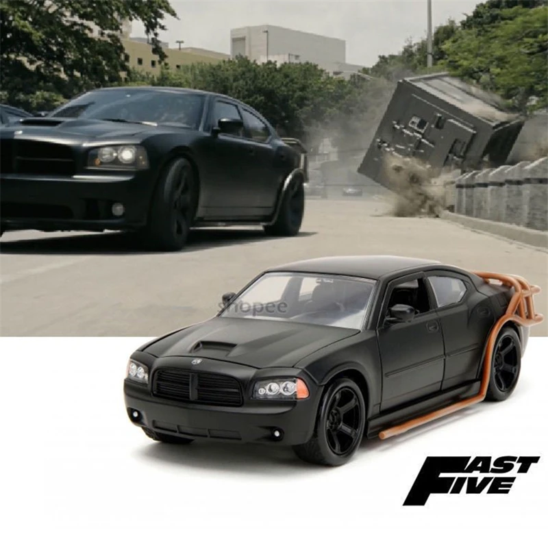 1:24 2006 Dodge Charger Alloy Sports Car Model Diecast Metal Muscle Vehicles Car Model High Simulation Collection Kids Toys Gift