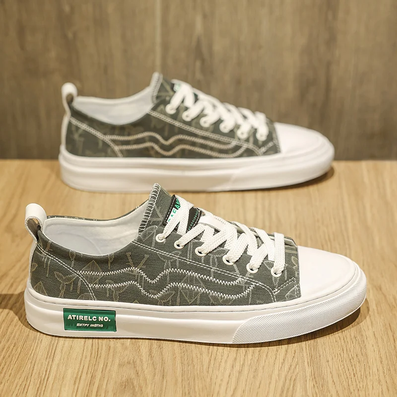 

New Men's Outdoor Sports Canvas Shoes – Trendy & Versatile with Non-Slip Lining, Suitable for Outdoor Activities & Daily Wear. L