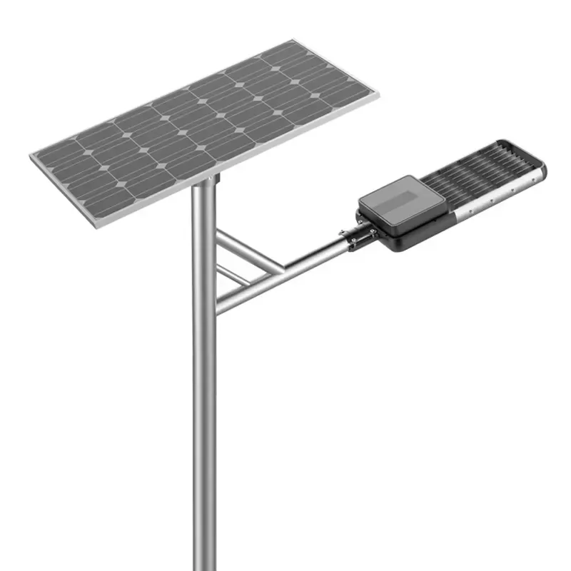 Hot Selling IP65 Waterproof Seperate 40w 50w 60w All in Two 60watt Solar Street Lights with Separate Solar Panel