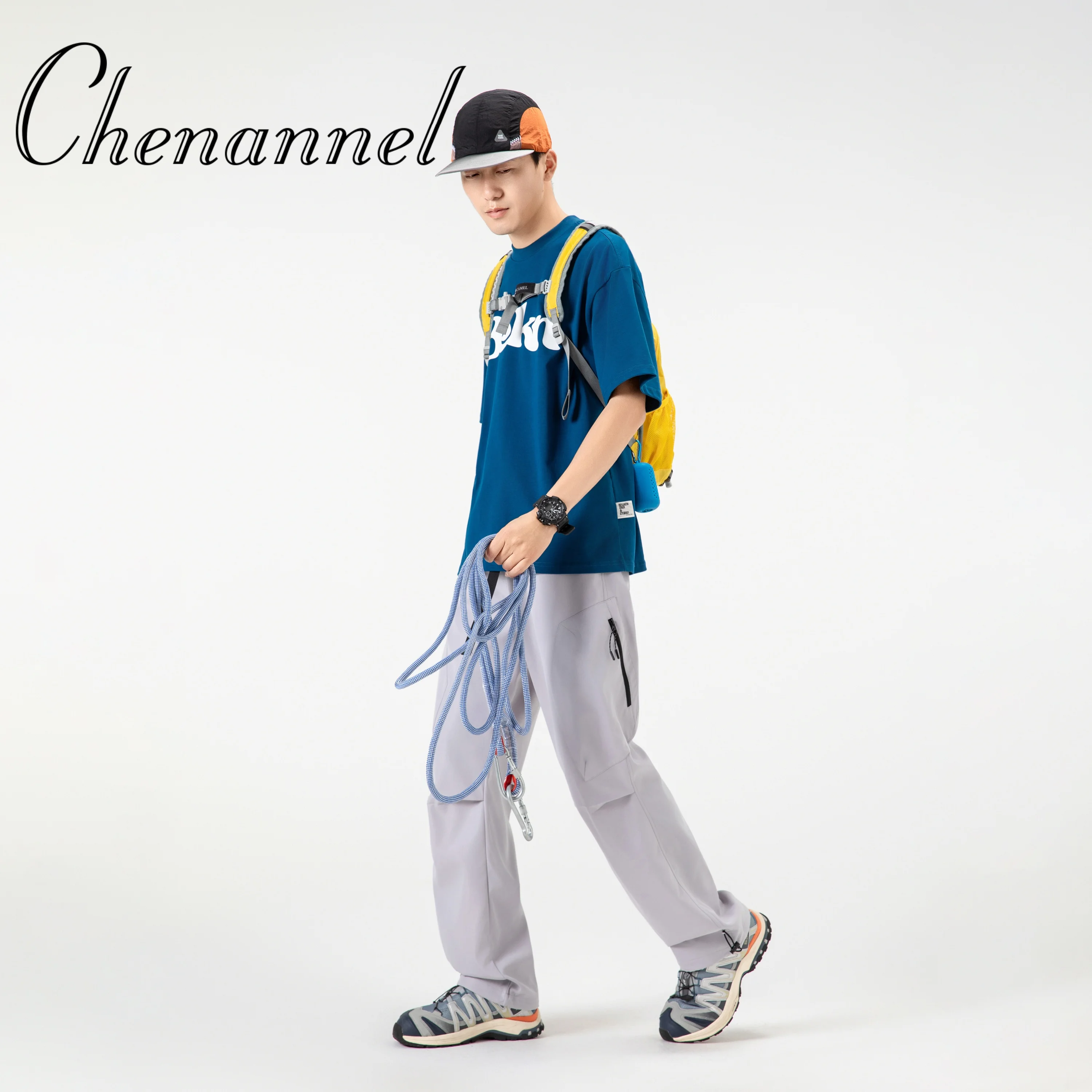 

Multi-Pocket Workplace Paratrooper Pants Men's Spring And Autumn New Loose Casual Trousers Cargo Man Pants For Work Man