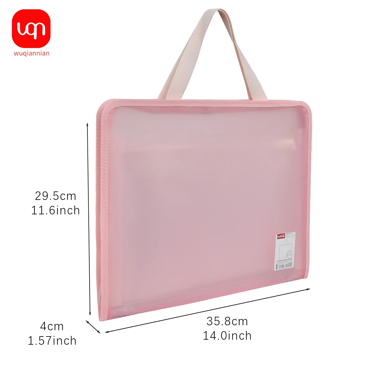 Simple Organ Bag 13 cell A4 portable vertical organ bag, paper and storage folder bag, vertical style tote bag student supplies