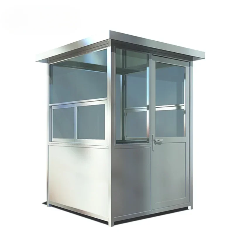 stainless steel guard booth security duty booth doorman duty room