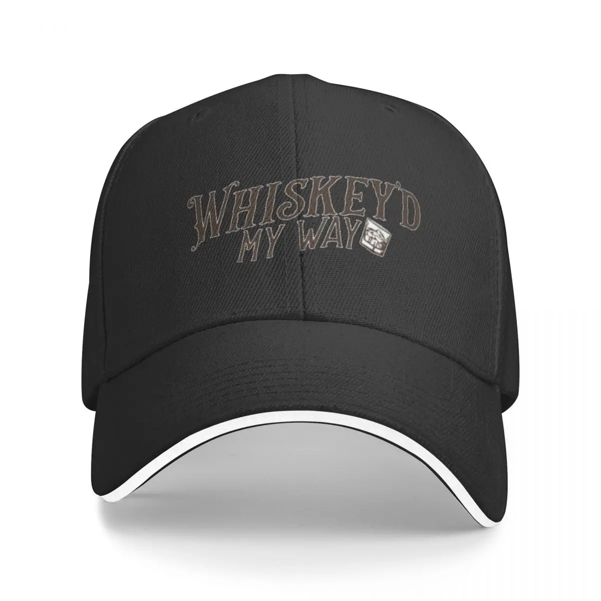 

Whiskey'D My Way Baseball Cap Fashion Beach Hat Baseball Cap Custom Cap Hip Hop Hats Man Women's