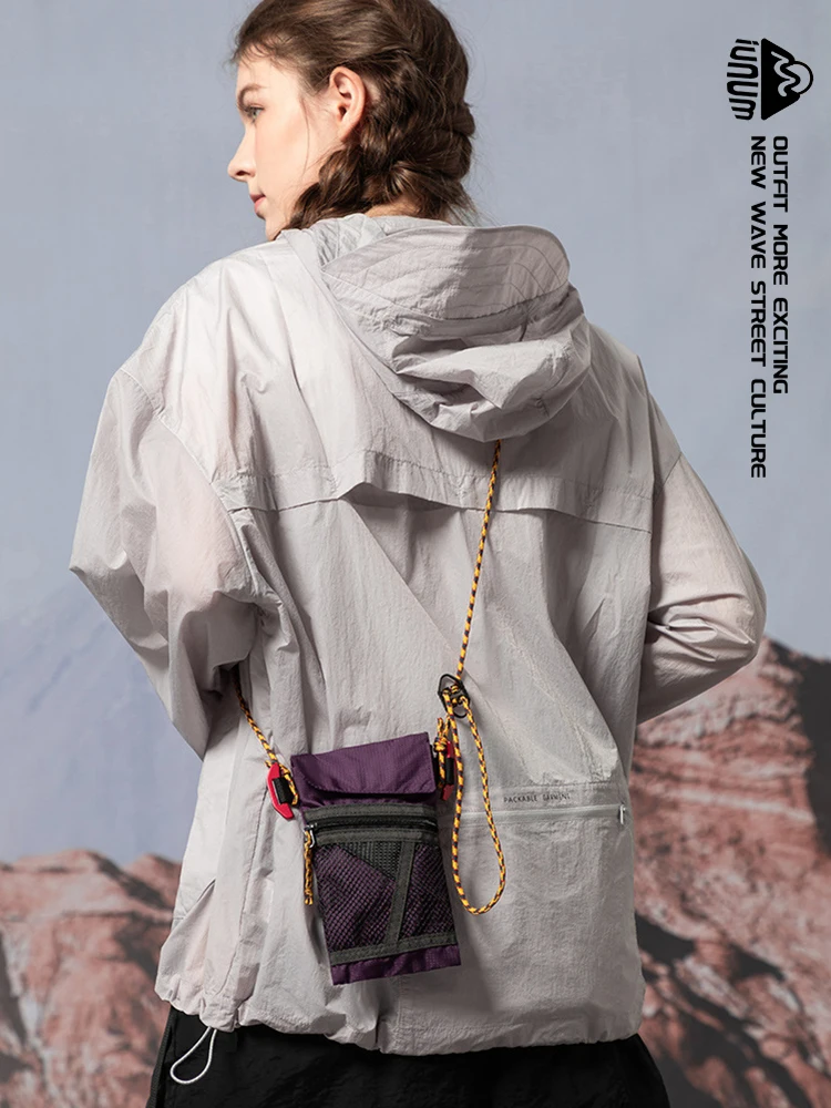 

Lightweight Outdoor Sports Crossbody Bag for Hiking And Climbing Waterproof Mobile Phone And Document Bag Nylon Material