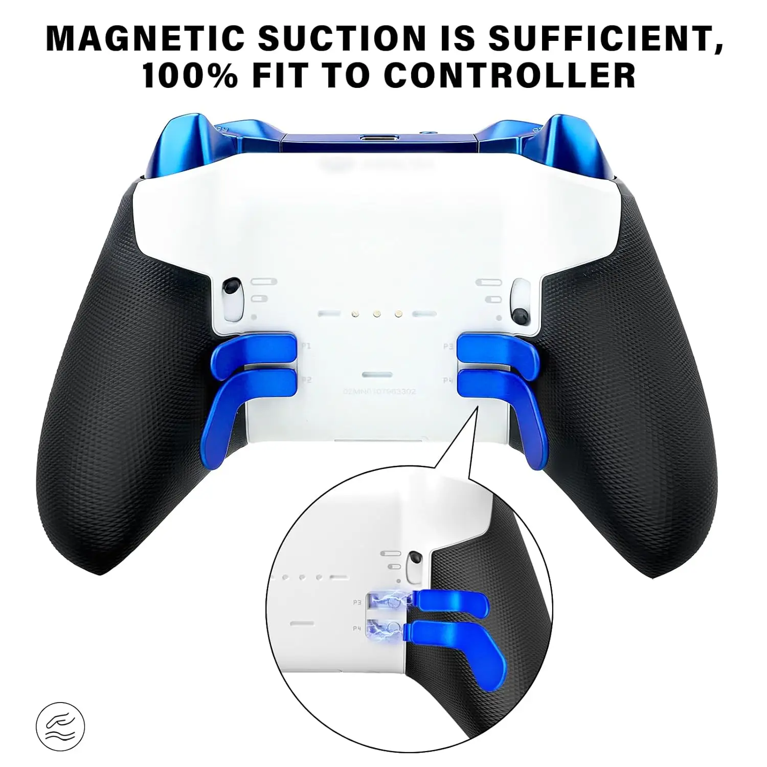 Thumbsticks magnéticos 13 en 1, palos analógicos, piezas de Joystick de repuesto, Kit de accesorios de reparación, juego de componentes con 4 paletas, 2 D-P