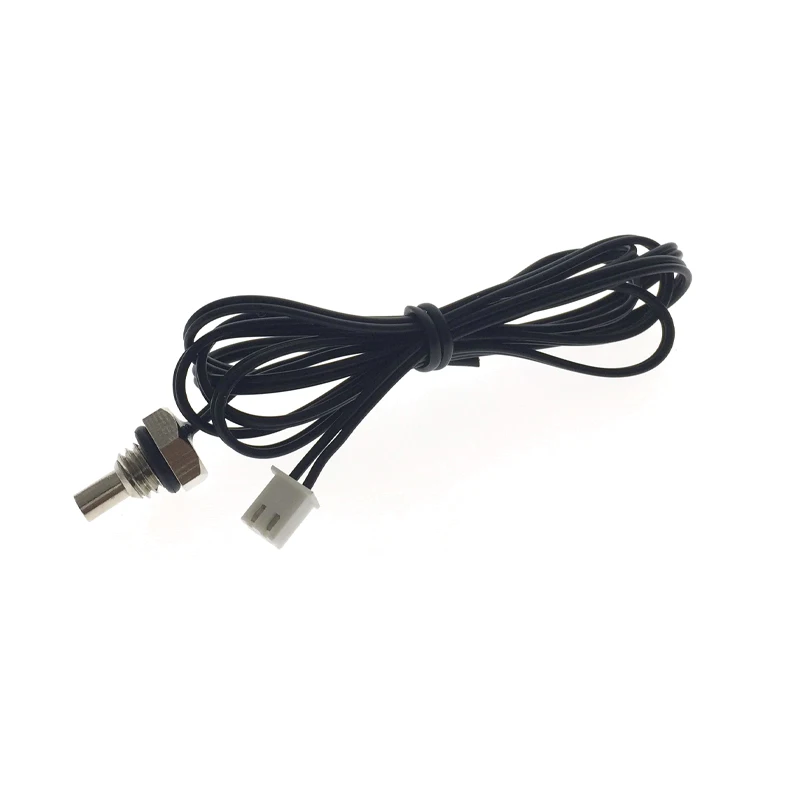 NTC thermistor temperature sensor M8x4x1.25mm The screw thread probe Resistance 10k 50k 100k  B value3950  L=0.5M 1M  2M