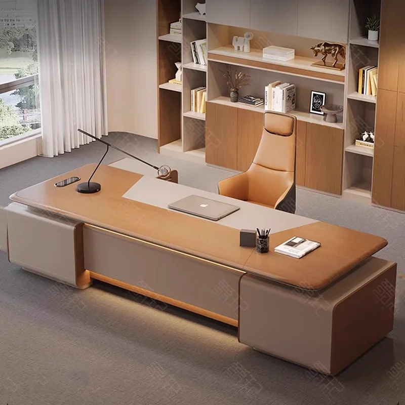Luxury Executive Office Desk Wooden Computer Bedroom Drawer Office Desk Crafts Display Multifunctional Ufficio Home Furniture