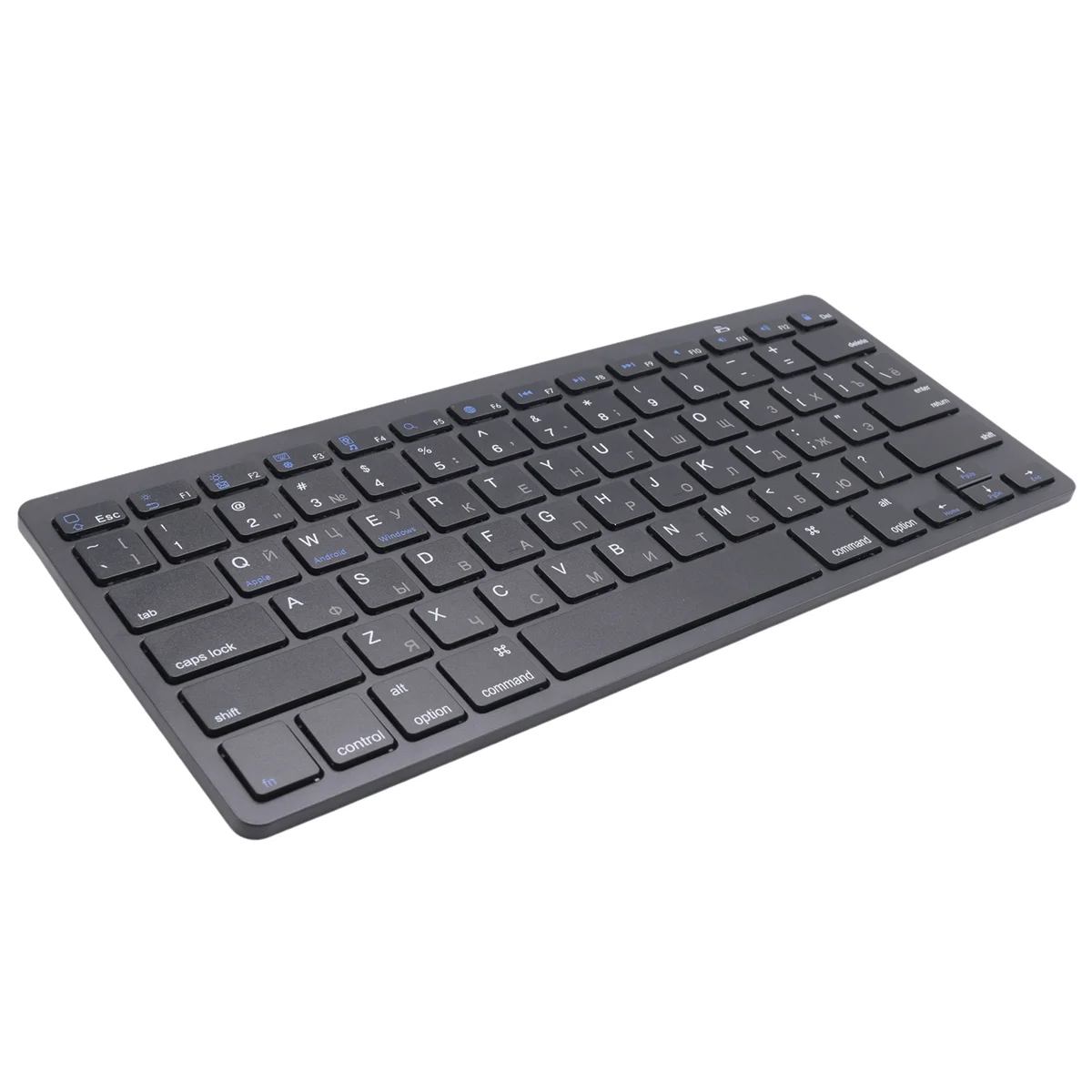 

New Russian Keyboard Ultra-Thin Wireless Bluetooth Keyboard, for IOS Android Tablet / Laptop -Black