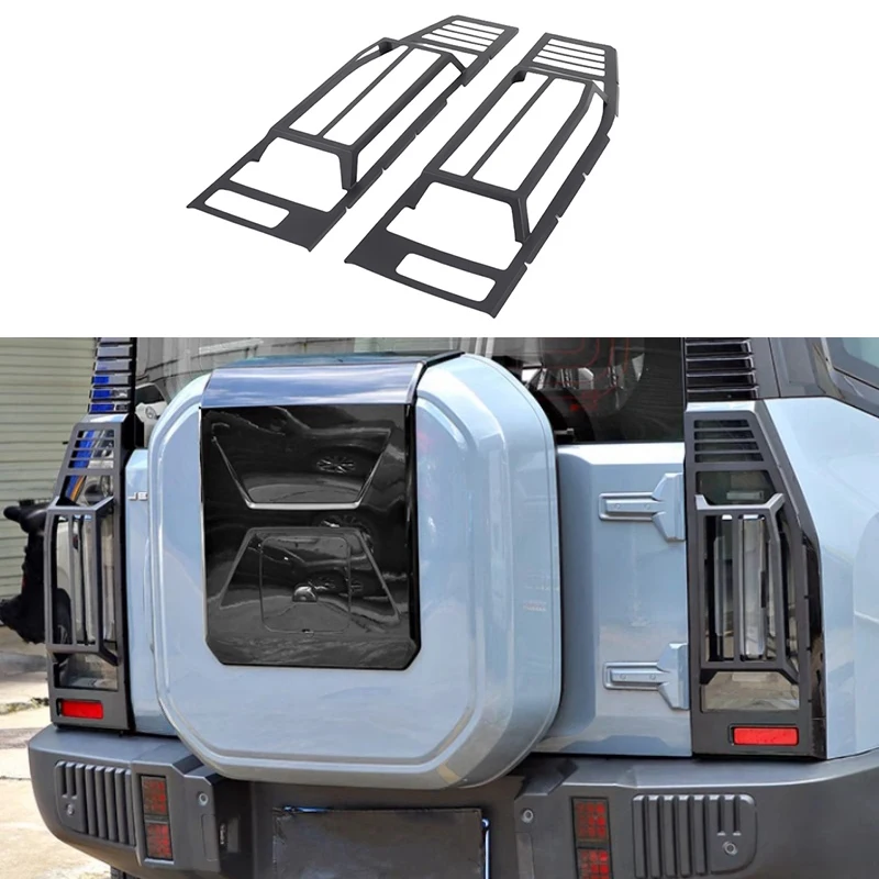 

Car Metal Taillight Cover Fit for JETOUR Traveler T2 2023-2025 Modified Metal Mecha Taillight Cover Car Exterior Accessories