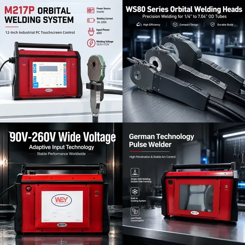 for WEIYAO M217P Automatic Orbital Pipe Welding Machine Precision Tube Welder for Industrial Pipeline Projects