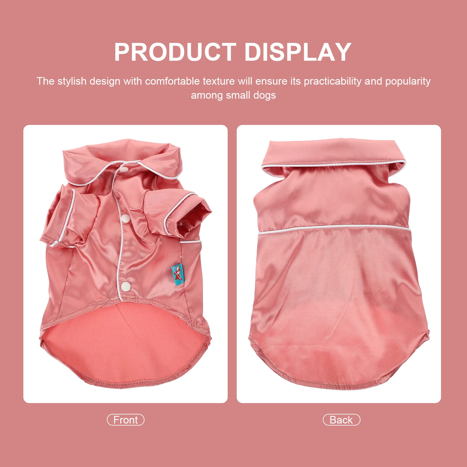 

Soft Cotton Dog Pajamas Small Dog Clothes for Puppy Jumpsuit Easy Wear Comfortable Fit Perfect for Weekend Parties