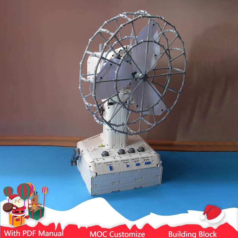 

4348 Parts Desktop Fan MOC Creative Building Blocks Model Custom Assembly Bricks Display Toys Children & Adults Christmas Gifts
