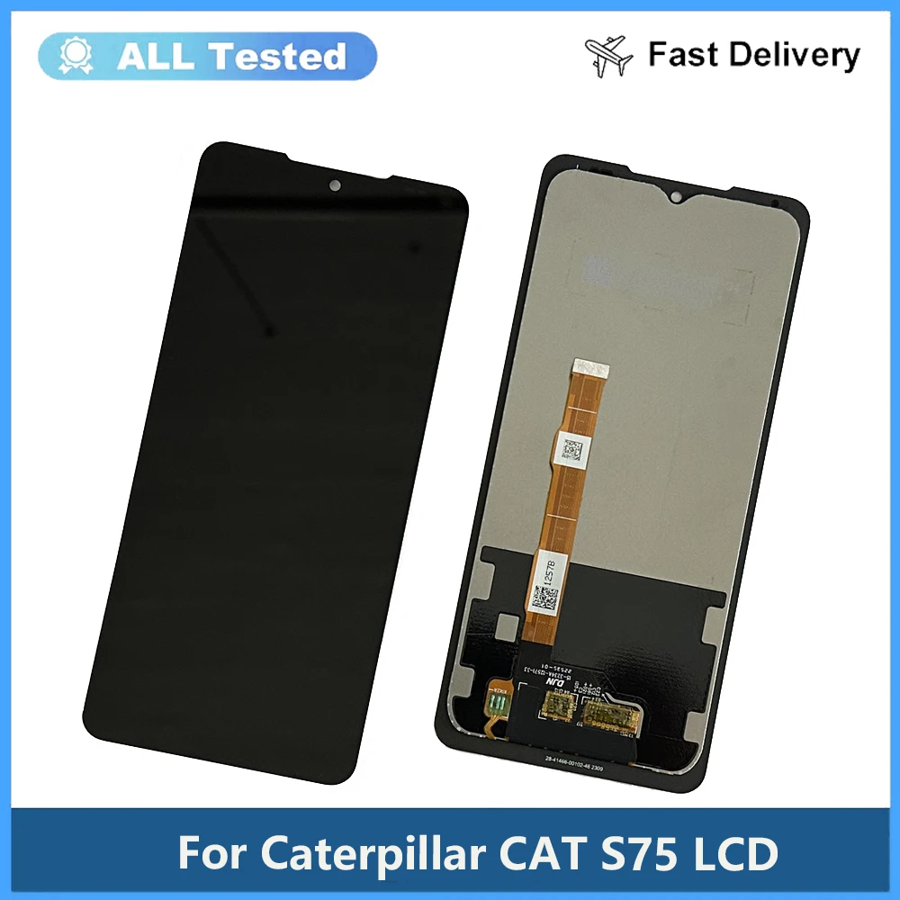 6.58 "per Caterpillar CAT S75 Display LCD sostituzione Touch vetro anteriore 1080x2400p LCD per Cat S75 sensore schermo LCD + colla