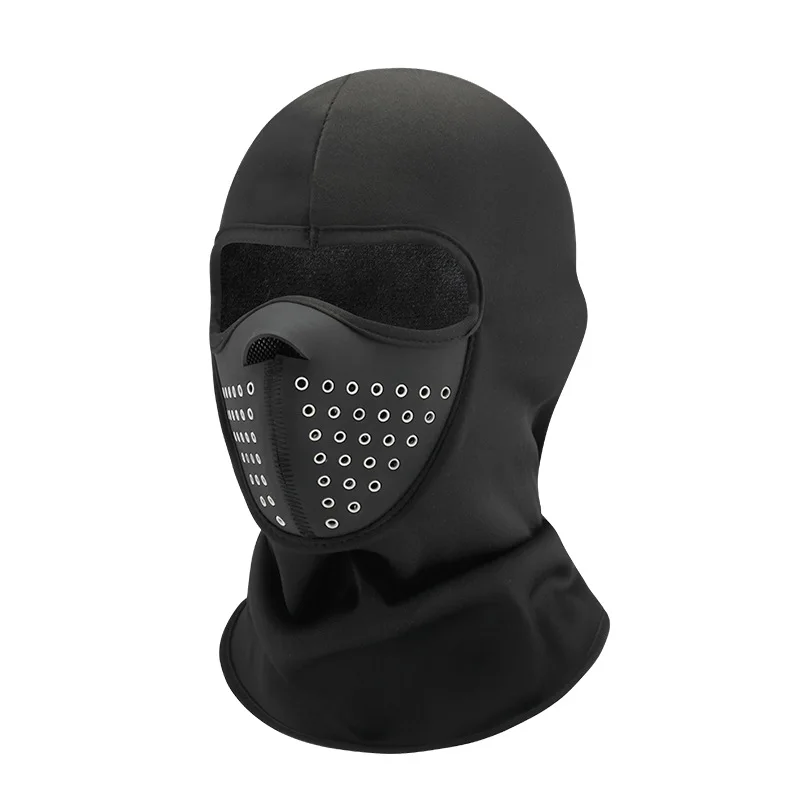 Winter Motorcycle Face Mask Windproof Keep Warm with Fleece Lining Dustproof Breathable For Moto Bike Cycling OffRoad Protection