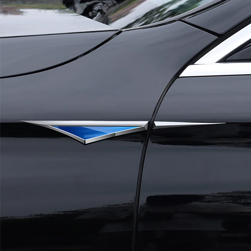 Car Side Badge Decal Fender Decorative Sticker For Hyundai HB20 KONA i20 i10 IONIQ Elantra Palisade Sonata Grandeur Accessories - view 5