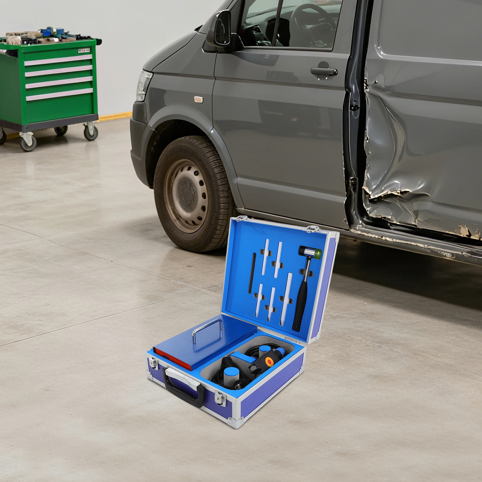 Electromagnetic Induction Dent Repair Tool Streak-Free Repair with Suitcase for Repairing Small Dents on Steel Car Bodies