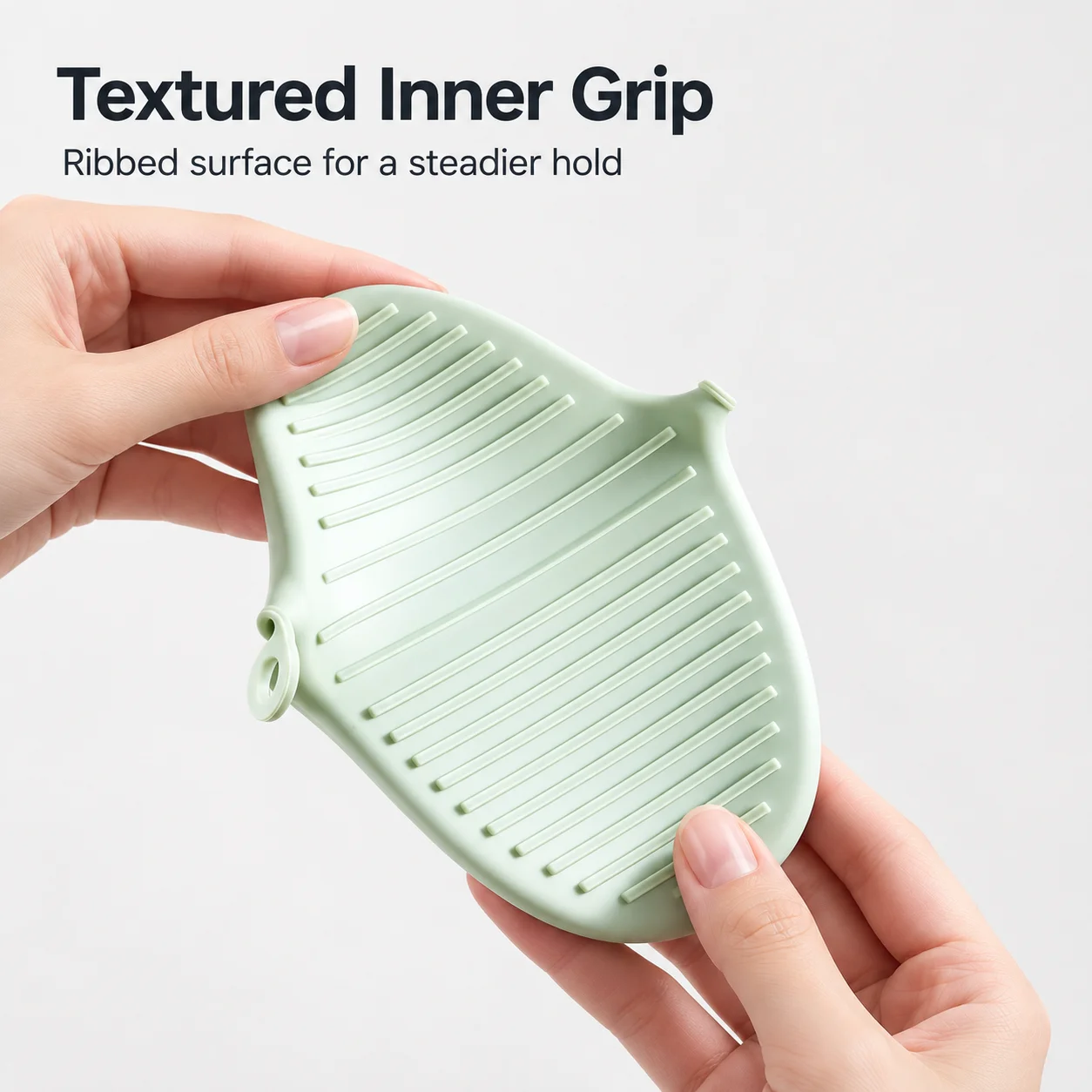 2er-Set Silikon-Ofenhandschuhe: Weiche, hitzebeständige Topfgriffe zum Schütten und Greifen – Ideal zum Kochen und Backen – Detail 6