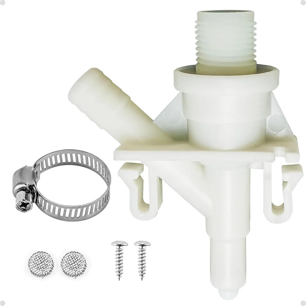 

385311641 Durable Plastic Water Valve Kit, Replacement for Sealand Marine Toilet, Fits 300/310/320 Series