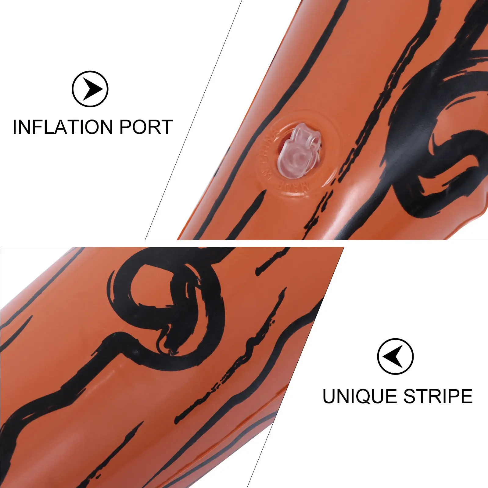 1Pcs Inflatable Baseball Cheering Stick Unique Pattern Bright PVC Carnival Party Favor Kids Birthday