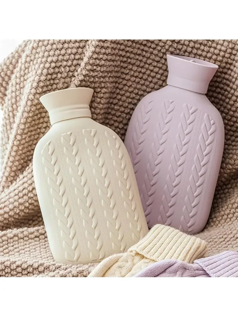 Office Use Silicone Hot Water Bottle Women's Foot Warmer Heating Pad Whole Body Application No Brand Registered Trademark