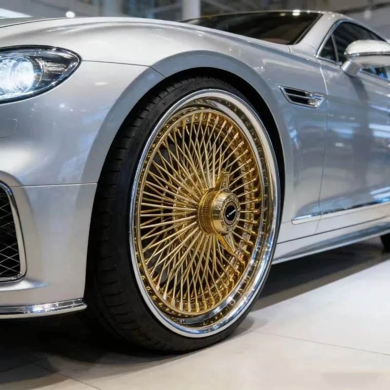 26 Style X‑TOWN Luxury Deep Dish New Wire Rims 20 22 24 Inch Spokes Standard Forged Aluminum Alloy Wheels Finish 5 Year Warranty