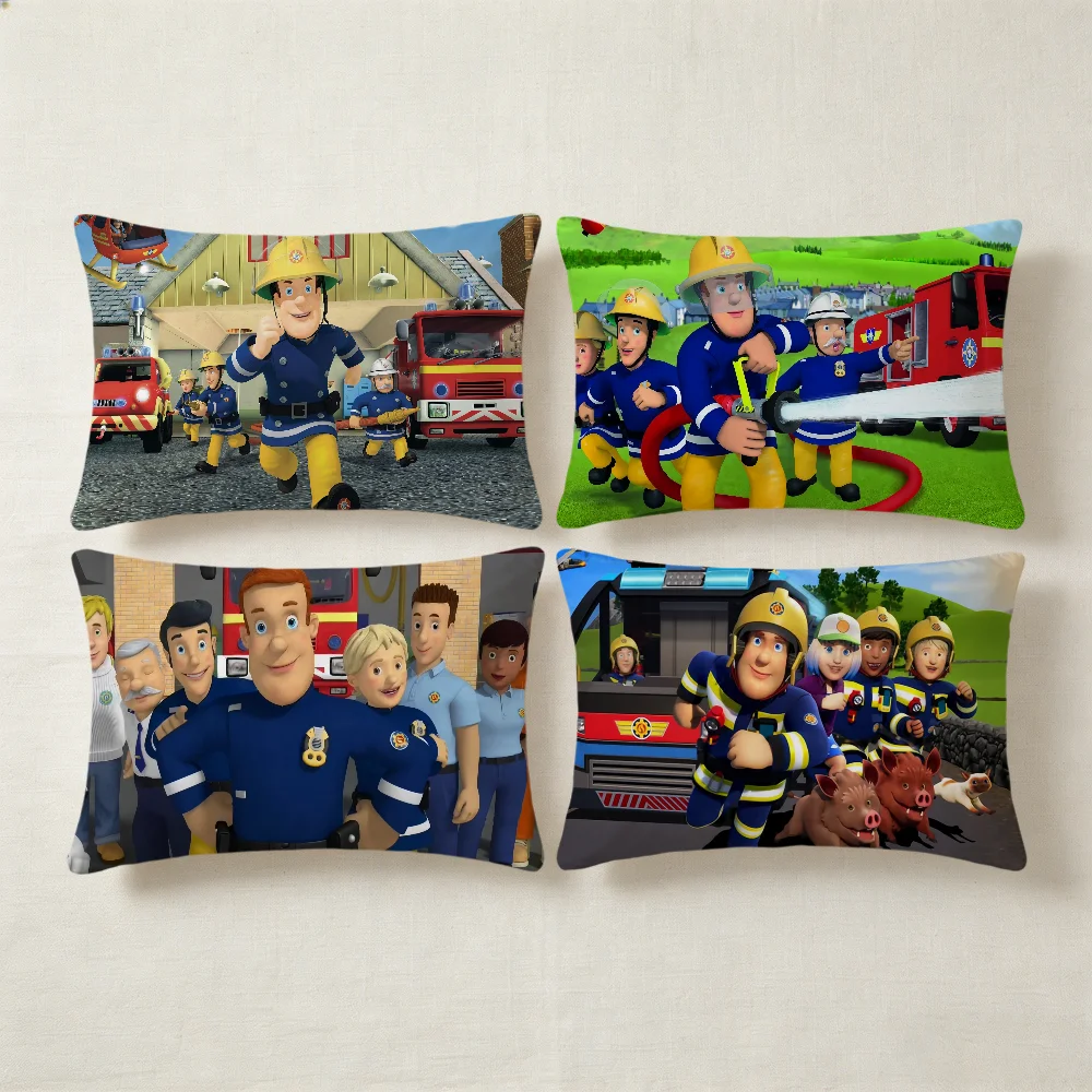 Cartoon F-fire-mans cushion cover Hit Product Home Sofa living Room Double-sided Soft Decorative S-sams-s Pillow Cover