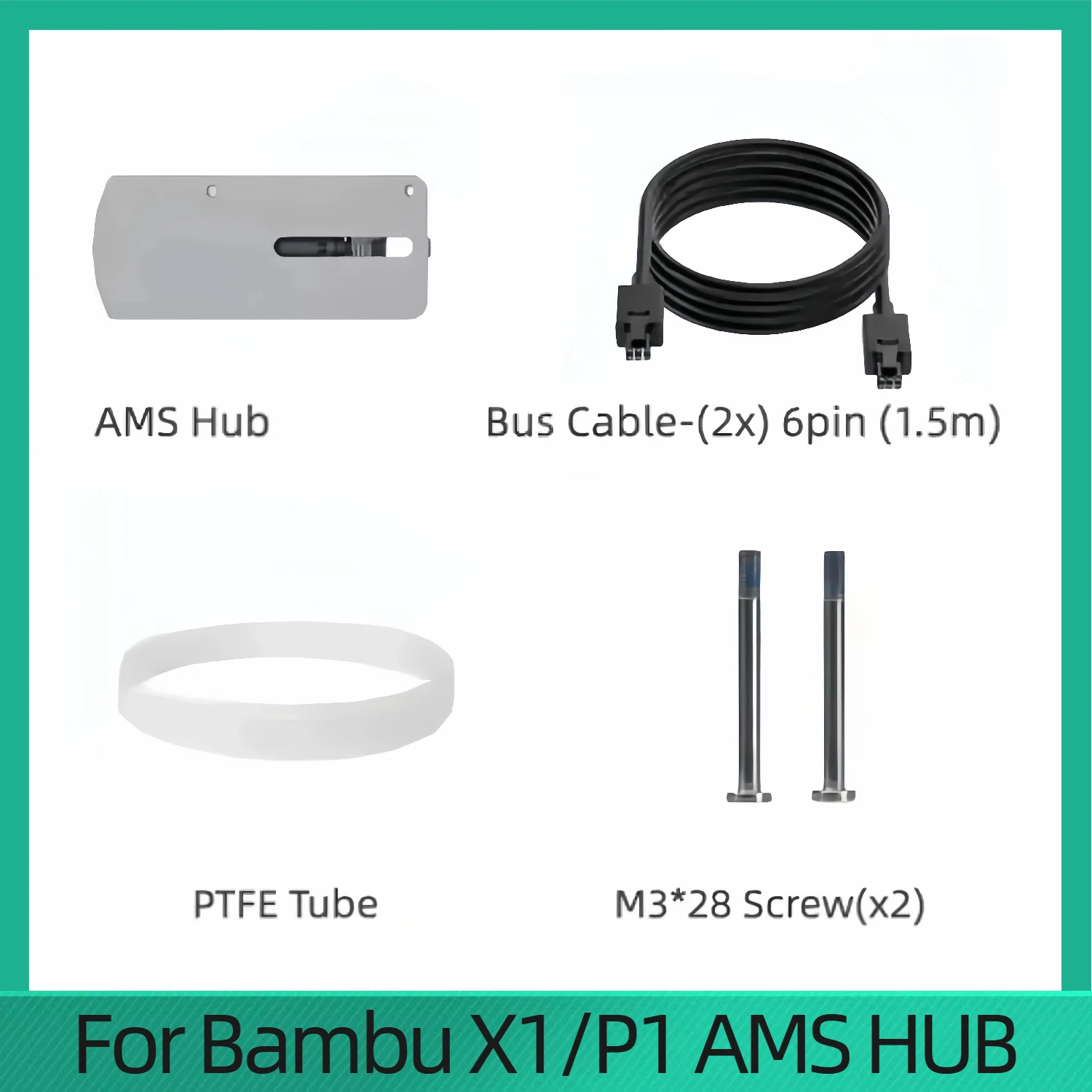 Bambu Lab AMSハブ拡張AMS接続用 Bambu X1/P1シリーズプリンターAMS 