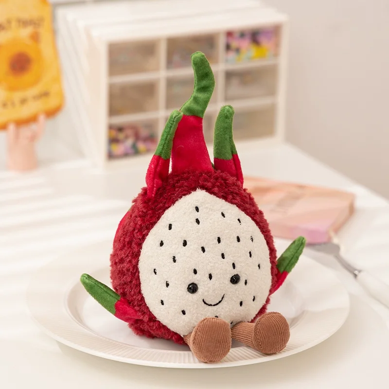 لعبة جوز الهند القطيفة دمى كرتونية لطيفة مرافقة دمى مهدئة للنوم ديكورات رائعة لسطح المكتب دمية مائية ليمونية هدية إبداعية #6