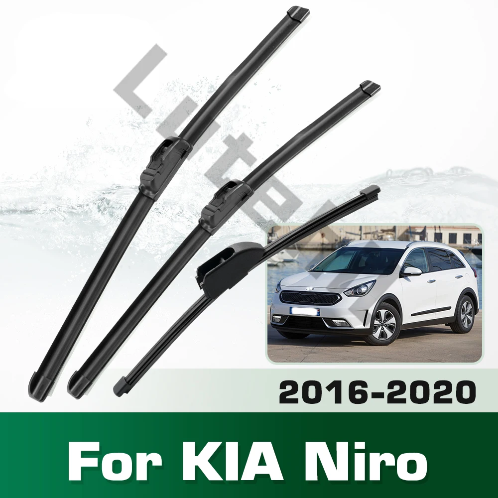 Wischer vorne und hinten Wischer blätter für Kia Niro 2016-2020 Windschutz scheibe Windschutz scheibe Fenster Auto Regen bürsten 26 "16" 13"